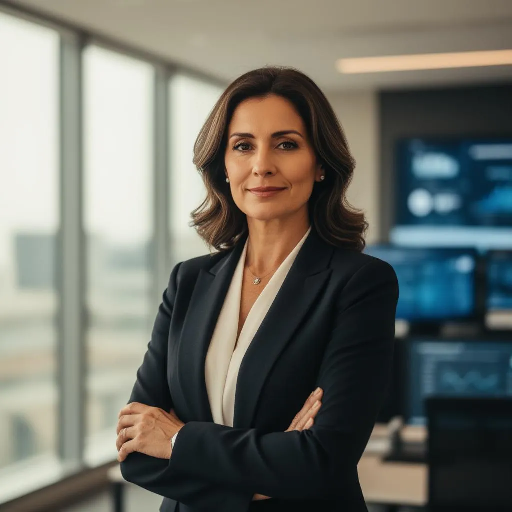 Executiva no controle da operação corporativa